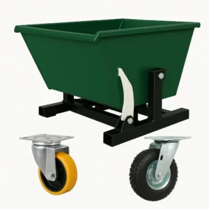 Caçamba De Residuos Para Empilhadeira 800 Kg volume 500L