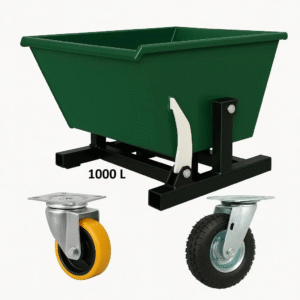 Caçamba De Residuos Para Empilhadeira 800 Kg volume 1000L