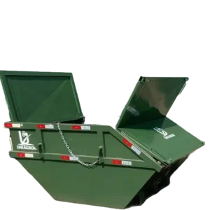 Caçamba De Entulho 4m com tampas